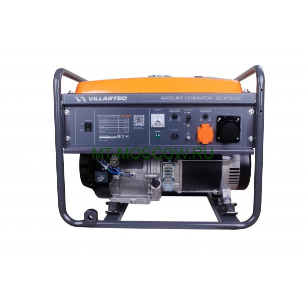 Генератор бензиновый VILLARTEC GGM7200С 6,3 кВт