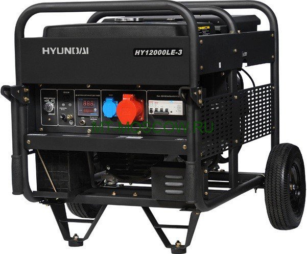 Бензогенератор Hyundai HY 12000LE-3