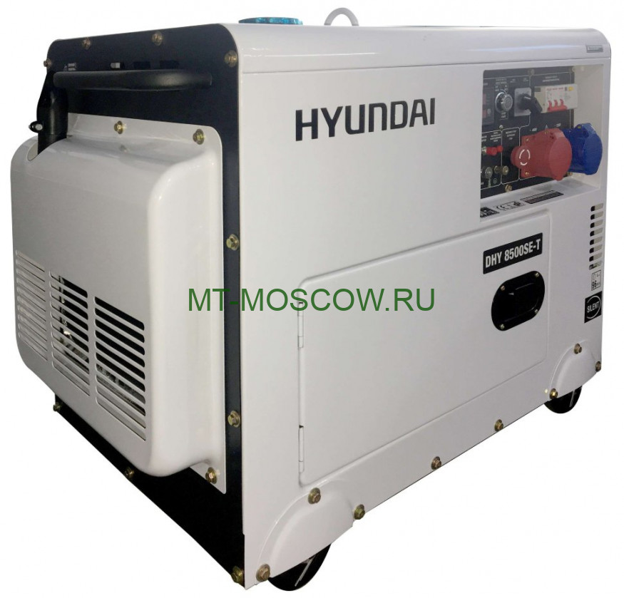 Дизельный генератор Hyundai DHY 8500SE-T
